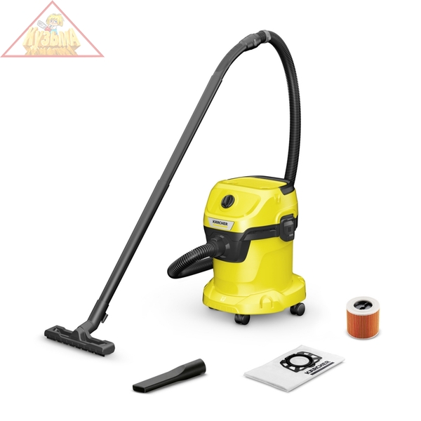 Хозяйственный пылесос WD 3 V-15/6/20.Karcher.1.628-122.0