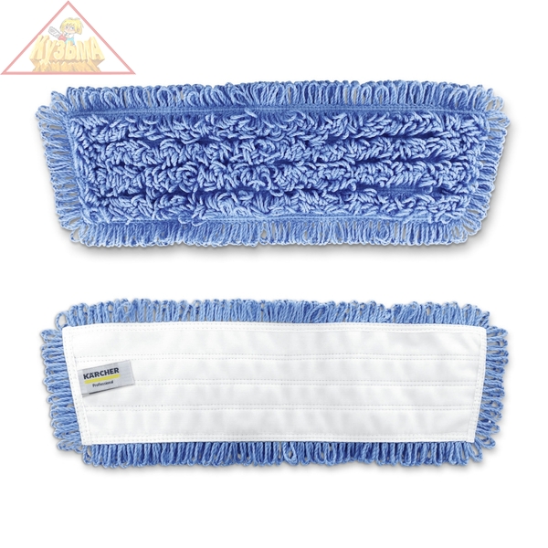 Насадка из микроволокна петельчатая с креплением на липучке, синяя, 40 см 6.999-388.0	Karcher
