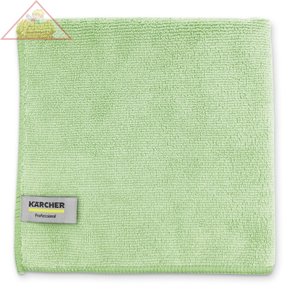 Салфетки из микроволокна Standard, 38 x 38см, зеленые 6.999-402.0 Karcher