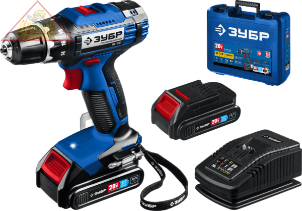 Дрель-шуруповерт ЗУБР Профессионал DL-201-22