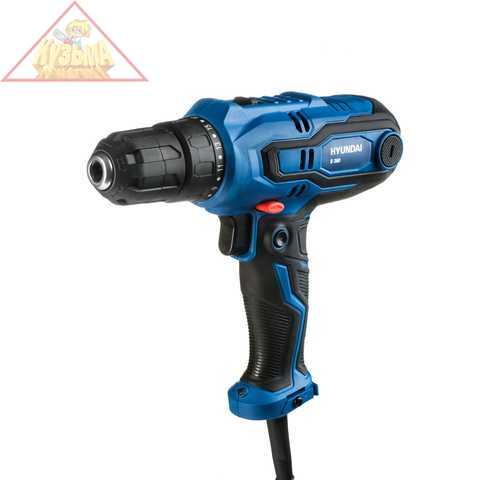 Сетевая дрель-шуруповерт Hyundai D 360