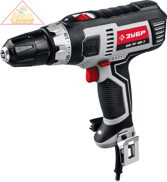 Сетевая дрель-шуруповерт ЗУБР ДШ-М1-400-2 К