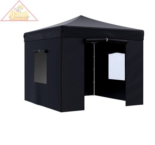 Тент садовый Helex 4332 3x3х3м полиэстер черный