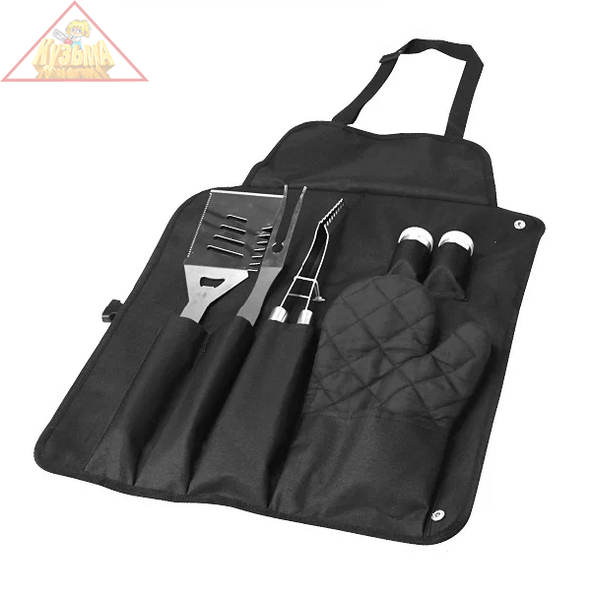 Набор для гриля из 6 предметов в фартуке Green Glade ST001