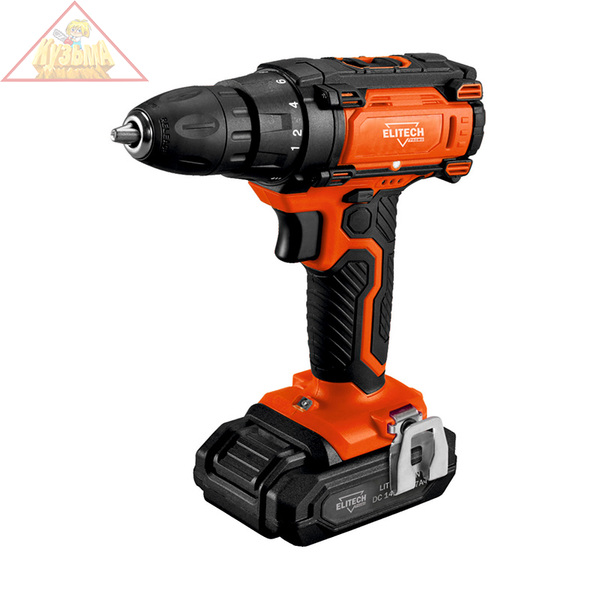 Дрель аккумуляторная ELITECH ДА 18СЛ2 Промо (E2201.010.01),198031