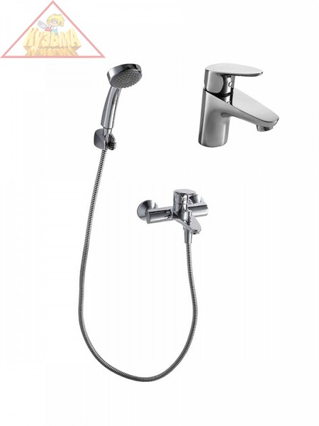 Набор смесителей для ванны Drop: F14898C-1, F64898C-B BRAVAT F4898C-SET