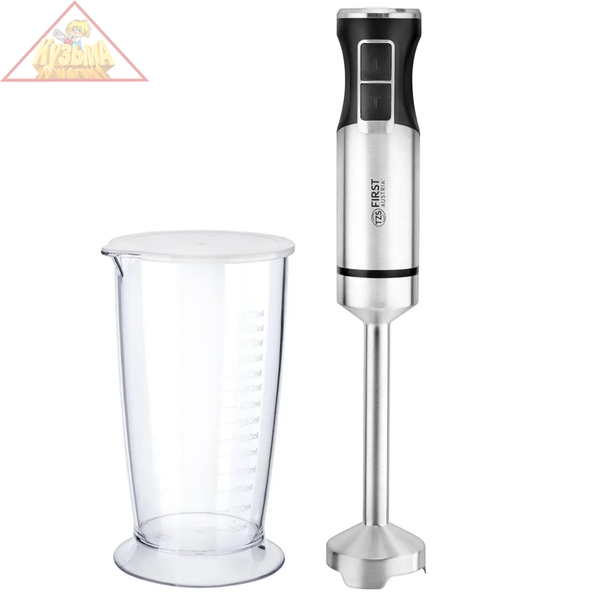 Блендер погружной FIRST FA-5272-5, Мощность 1000 Вт.2 скорости, режим «турбо»Частота вращения 16’000 об