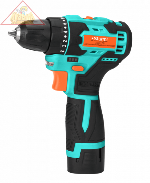 Аккумуляторный шуруповерт Sturm! CD3512BL