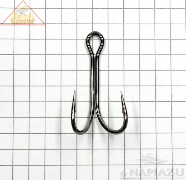 Крючок Namazu «Double Hook», размер 1/0 (INT), цвет BN, двойник (50 шт.)N-HD1/0BN