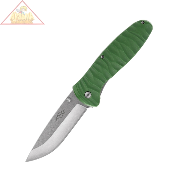 G6252-GR (F6252-GR) Нож складной "Firebird by Ganzo" с клипсой, дл.клинка 89 мм, сталь 4116 Krupp, цв. зелёный.Следопыт
