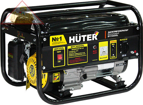 Электрогенератор DY3000L Huter, 2500 Вт, ручной стартер
