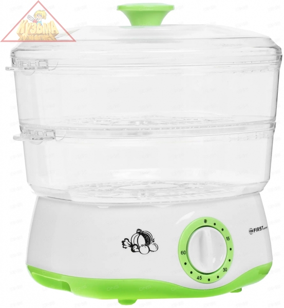 Пароварка электрическая First FA-5100-1 Green, зеленый