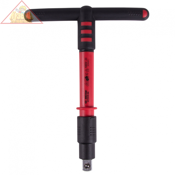 Диэлектрический вороток KING TONY 1/2, 200 мм, Т-образный 4178VE-08