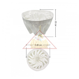 Фильтр-звезда для пылесоса Delfin, тканевый, класса L, D480 мм, H330 мм, арт. STFL16