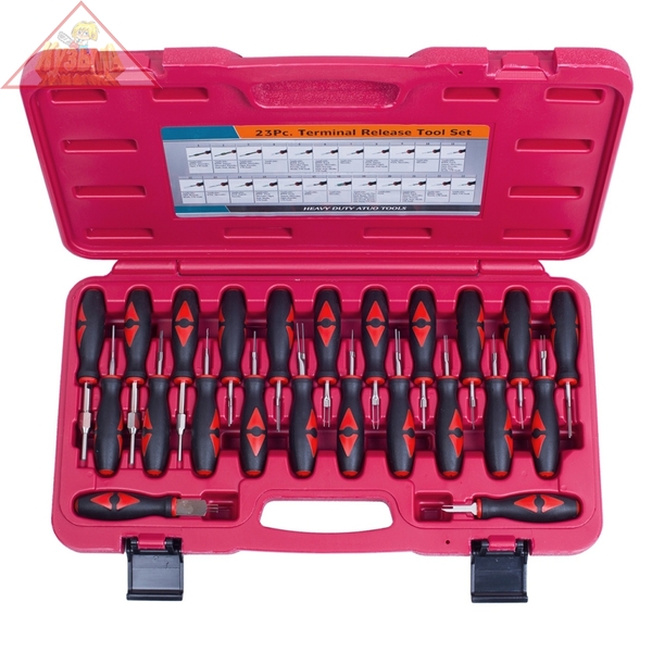 Набор для демонтажа клемм электропроводки, кейс, 23 предмета МАСТАК 106-20001C