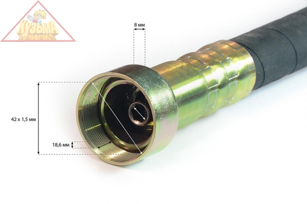 Гибкий вал ТСС ВВН-1,5/25 Ш (шестигранник) 203736