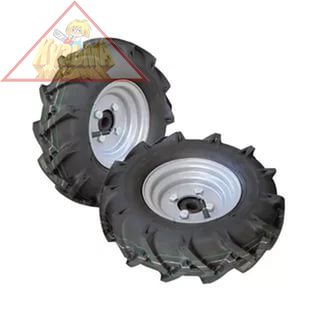 Колесо в сборе пневмо 4.00- 8 (шина+камера+диск) "Елочка"