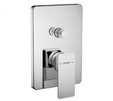 Смеситель встраиваемый в стену для ванны с душем Bravat Phillis PB856101CP-2-ENG