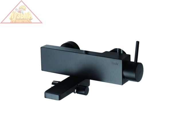 Смеситель для ванны и душа Bravat Arc F66061K-01A-ENG черный
