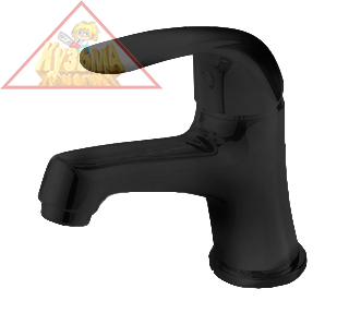 Смеситель для умывальника Bravat Fit, черный, F1135188BM-RUS