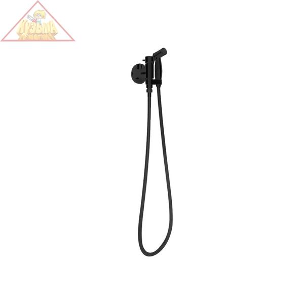 Смеситель с гигиеническим душем Bravat Eler, черный, D9137BM-RUS