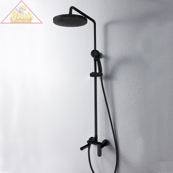 Душевая колонна со смесителем для ванны Opal, черный, F6125183BM-A5-RUS