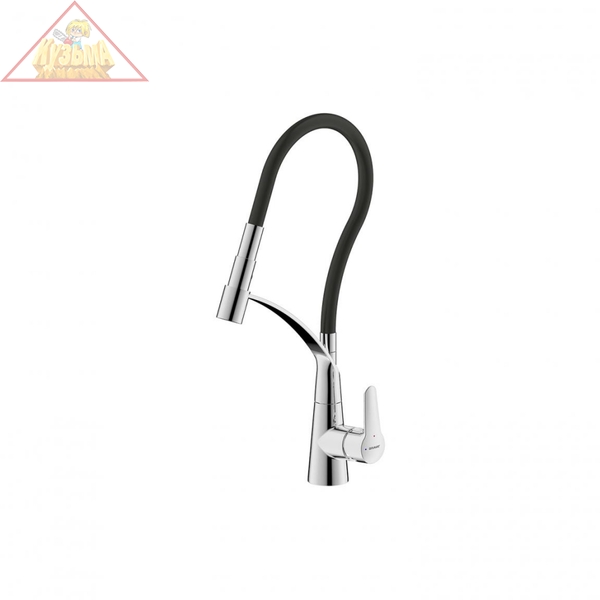 Смеситель для кухни с гибким изливом Bravat F7420453CP