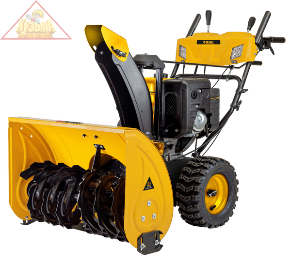 Бензиновая снегоуборочная машина SBL 711D PRO, 302cc, эл.старт, фара, обогрев, блок. дифф.// Denzel