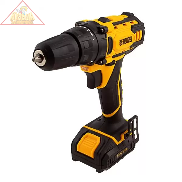 Дрель-шуруповерт аккумуляторная CDL-12-02BM, Li-Ion, 12 В, 2 акк.// Denzel 26105