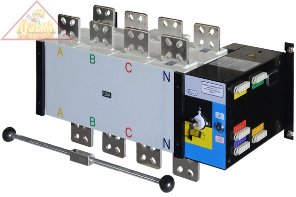 Реверсивный рубильник АВР (устройство автоматического ввода резерва) SHIQ5-400/4P ТСС 019926