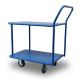 Тележка платформенная Стелла-техник КП-2-М-200-К , 2-х ярусная, 700х1200мм, металл