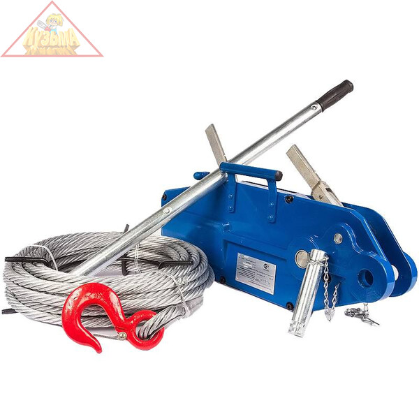 Лебедка рычажная тросовая TOR МТМ 800 1002530 со стальным корпусом 0,8 т 20 м