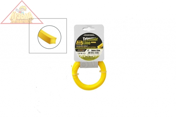 Леска GENERAL (1,3 мм; 15 м; квадрат) Rezer