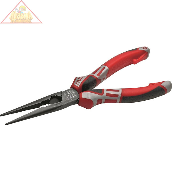 Длинногубцы NWS с резцом 170 мм, прямые, двухкомпонент.ручки, арт. 140-69-170