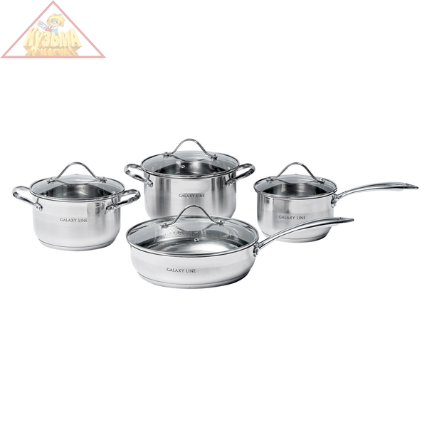 Набор посуды 8 предметов GALAXY LINE GL9506, арт. гл9506л