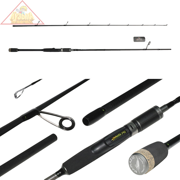 NP-SJ-27M Спиннинг штекерный карбоновый Namazu Pro "SupaPull-Jack II" IM9, 2,7 м, тест 5-25 г