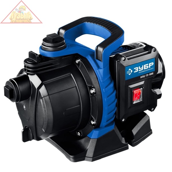 Поверхностный насос ЗУБР 800 Вт НПЦ-Т3-800