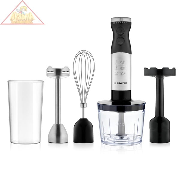 Погружной блендер BRAYER BR1244, 800 Вт