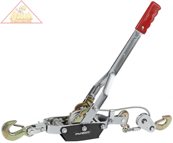 Лебедка ручная рычажная PATRIOT WH 4000R, усилие - 4000 кг, трос- 3 м,арт.770000025