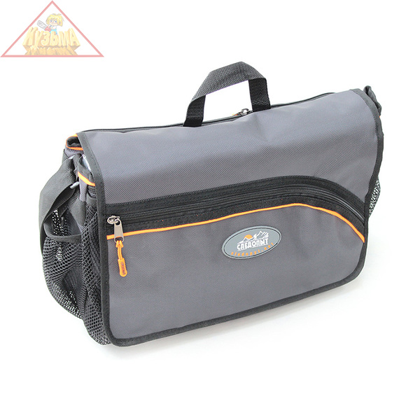 PF-BBK-03 Сумка рыболовная "СЛЕДОПЫТ" Street Fishing Bag, 30х38х16 см, цв. серый + 3 коробки (2 Luno 20/1 Luno