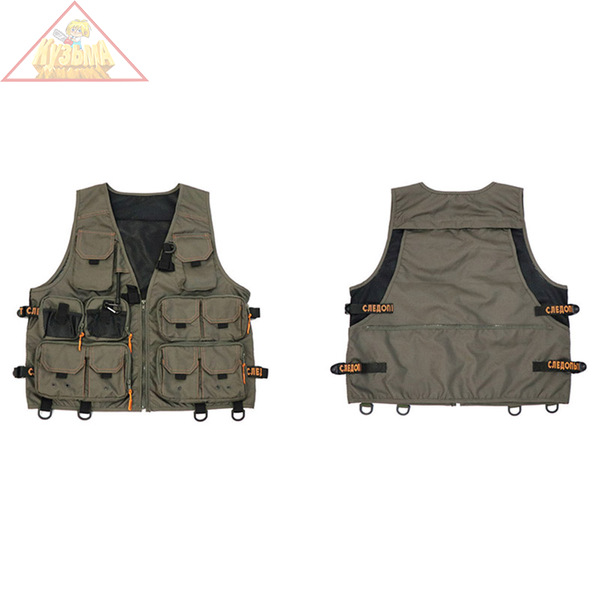 Жилет рыболовный "СЛЕДОПЫТ" Fishing Mesh Vest, р. XL/10/, PF-FMV-02