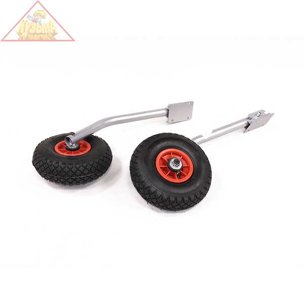 PF-HS-04 Колеса транцевые удлиненные "СЛЕДОПЫТ" 50 см, откидные (комплект)