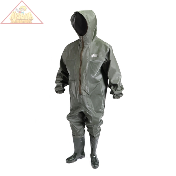 Комбинезон рыбацкий СЛЕДОПЫТ ПВХ, р. 42, цв. олива.PF-PB-F55