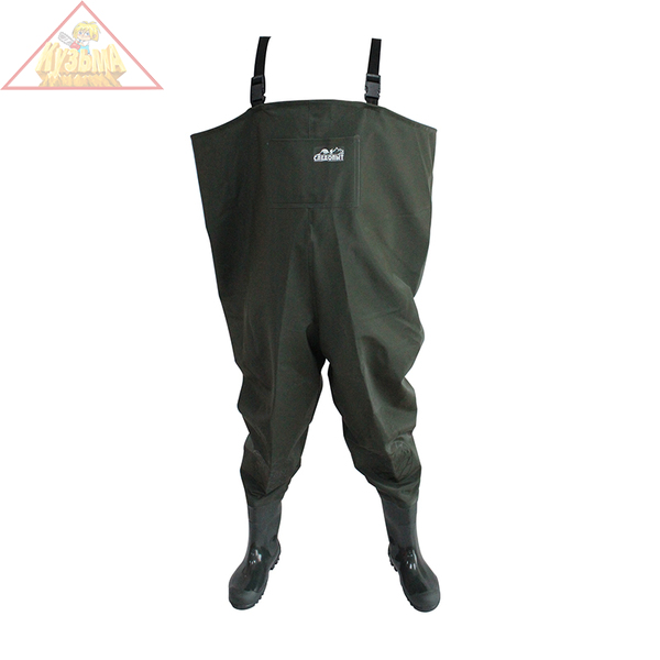 PF-PB-F96 Полукомбинезон рыбацкий СЛЕДОПЫТ ПВХ XXXL, р. 46, цв. олива