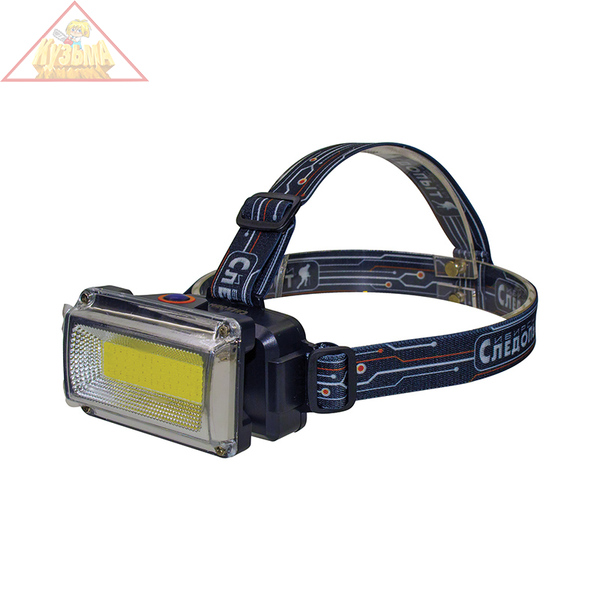 PF-PFL-HL39 Фонарь налобный "СИБИРСКИЙ СЛЕДОПЫТ-RAY LIGHT", 1 COB, аккум. 220В