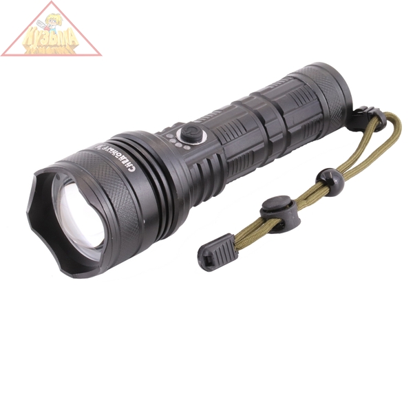 PF-PFL-L86 Фонарь ручной "СИБИРСКИЙ СЛЕДОПЫТ-ROCKET", 1 LED, аккум. 220В