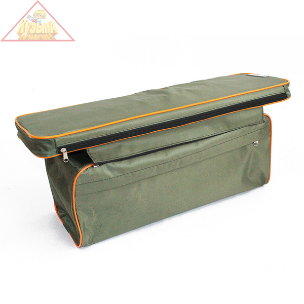 PF-PS-11 Накладка на сиденье "СЛЕДОПЫТ" мягкая, с сумкой, 95 см, цв. хаки	