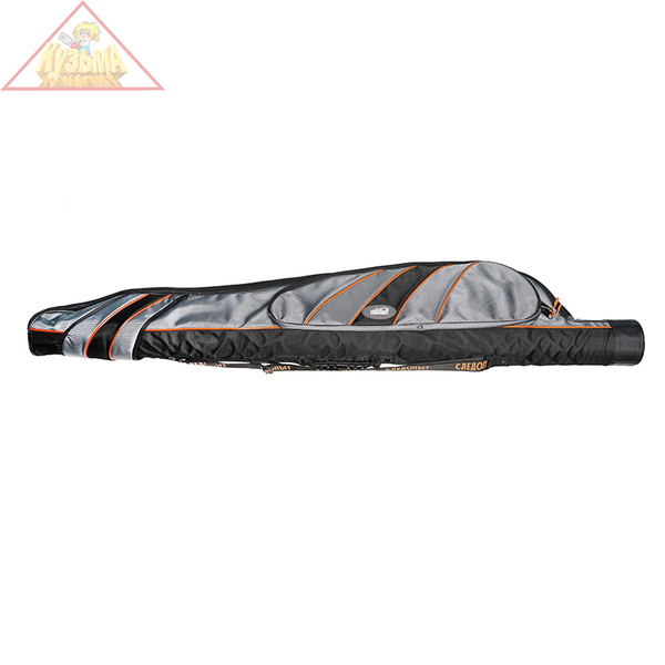 Чехол для удилищ "СЛЕДОПЫТ" полужесткий, 145 см, цв. серый, PF-RPT-145G