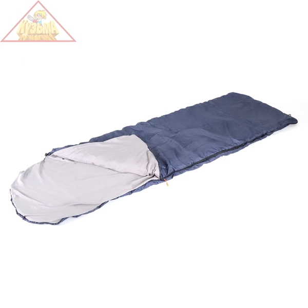 PF-SB-31 Спальный мешок с подголовником "СЛЕДОПЫТ- Forester", 200+35х75 см., до +5С, 2х слойн, цв.т-синий