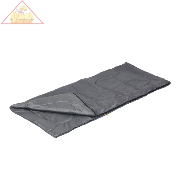 PF-SB-38 Спальный мешок-одеяло  "СЛЕДОПЫТ - Pioneer", 180х73 см., до +10С, 1,5 х слойный, цв.темно-серый